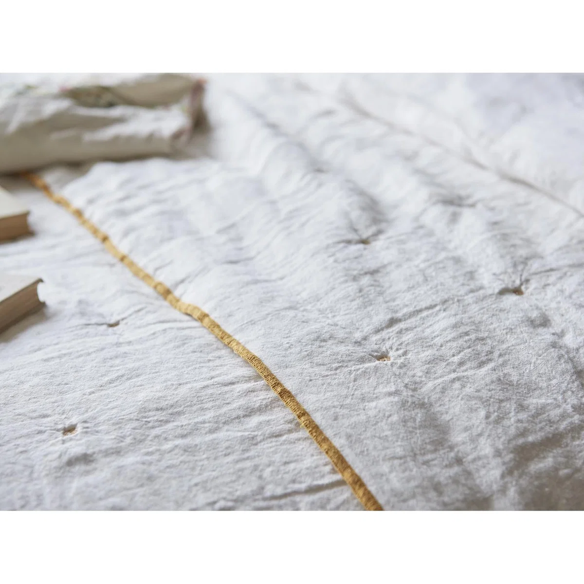 Dotty Quilt in Ochre – image 3