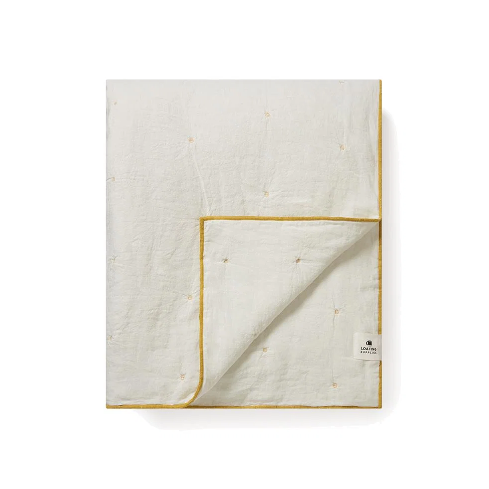 Dotty Quilt in Ochre – image 1