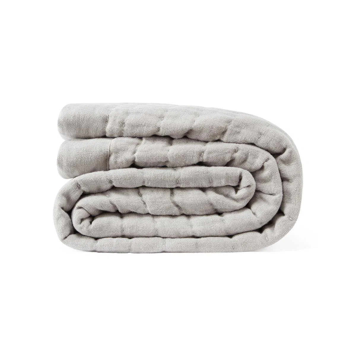 Easy Squish Linen Quilt in Grey – image 3