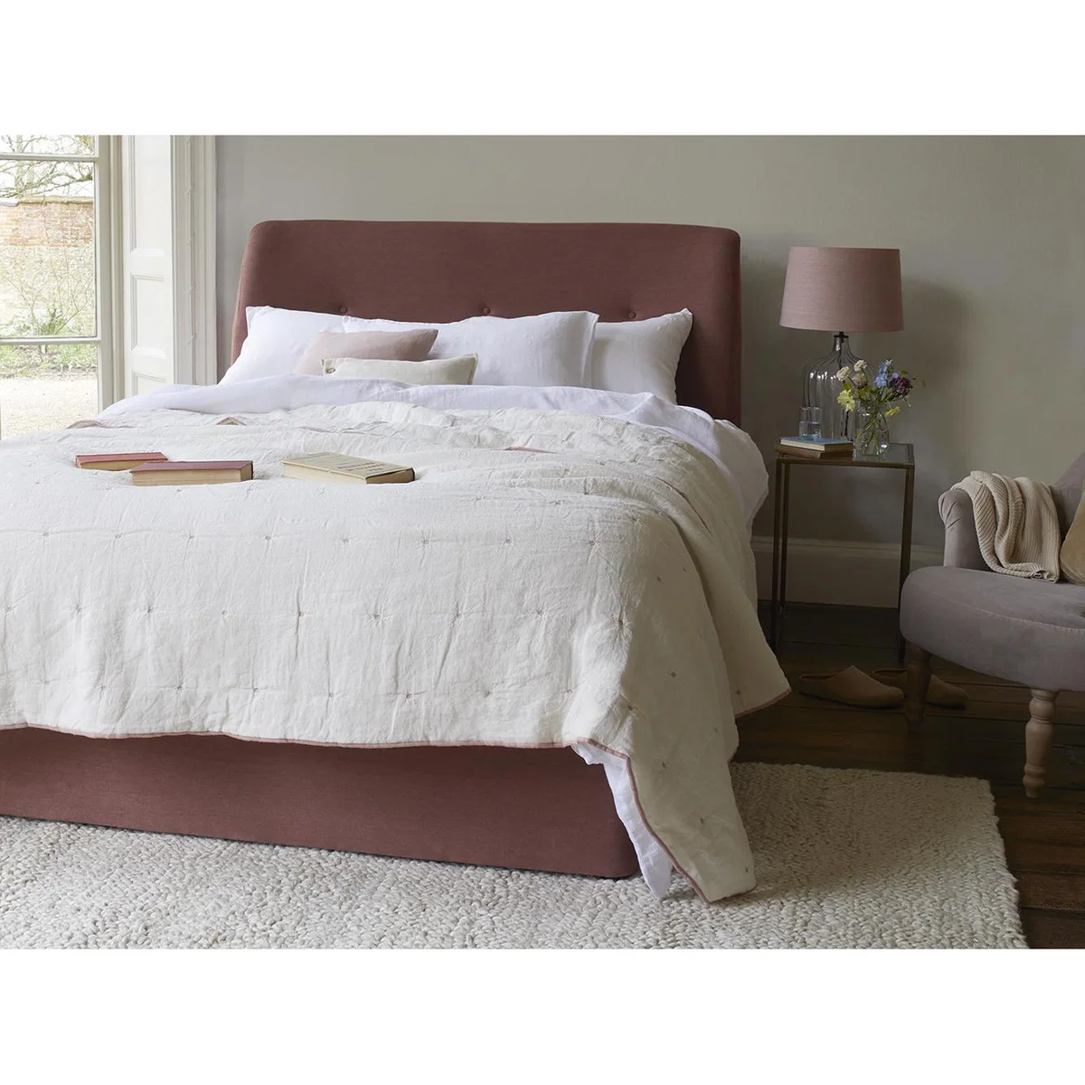Dotty Quilt in Pottery Pink – image 2