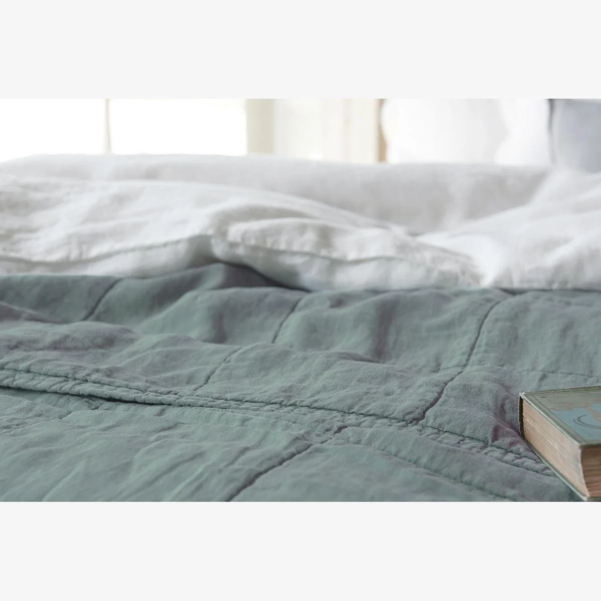 Lazy Quilt in Sage – image 1