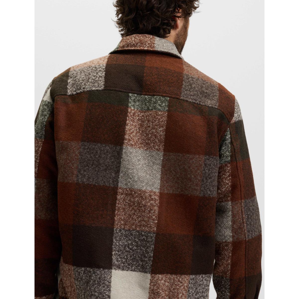 M&S Quilt Lined Check Overshirt Multi – image 4