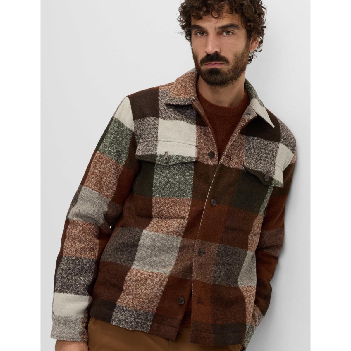 M&S Quilt Lined Check Overshirt Multi – image 6