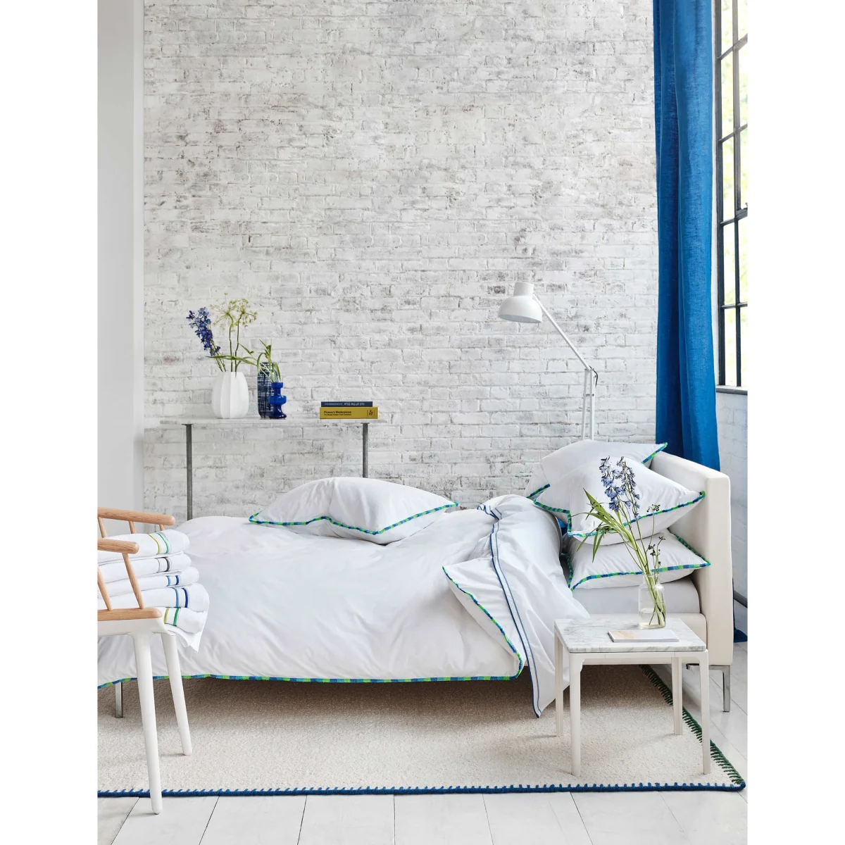 Designers Guild Pure Cotton Percale Burlington Bedding Set White Mix – image 2