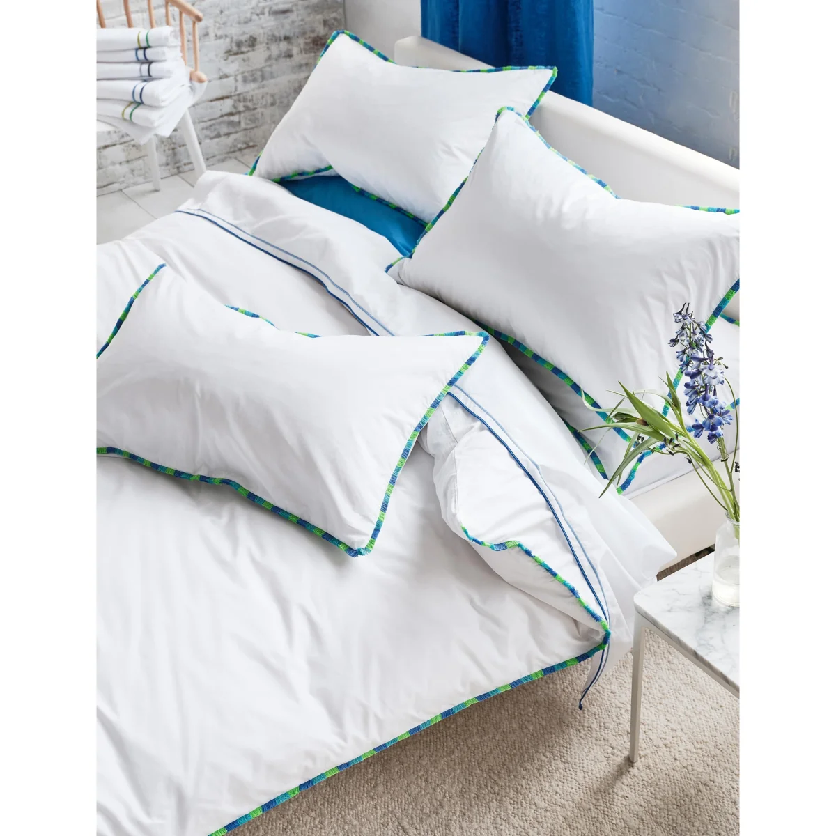 Designers Guild Pure Cotton Percale Burlington Bedding Set White Mix – image 3