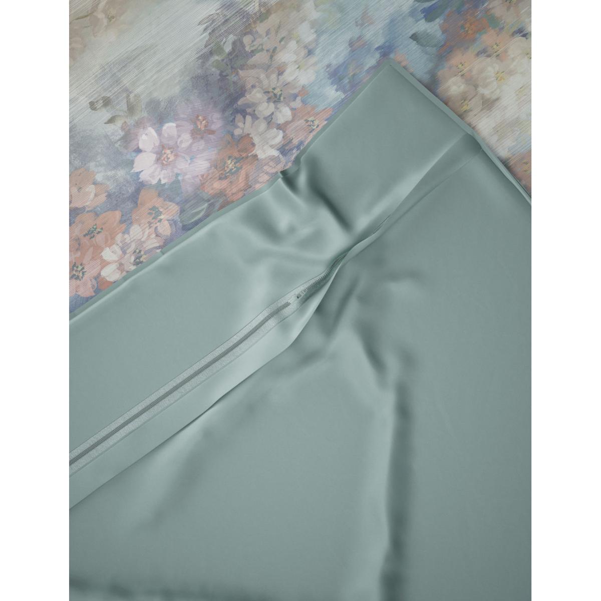 M&S Pure Cotton Sateen Camelia Bloom Bedding Set - DBL - Blue Mix, Blue Mix – image 4