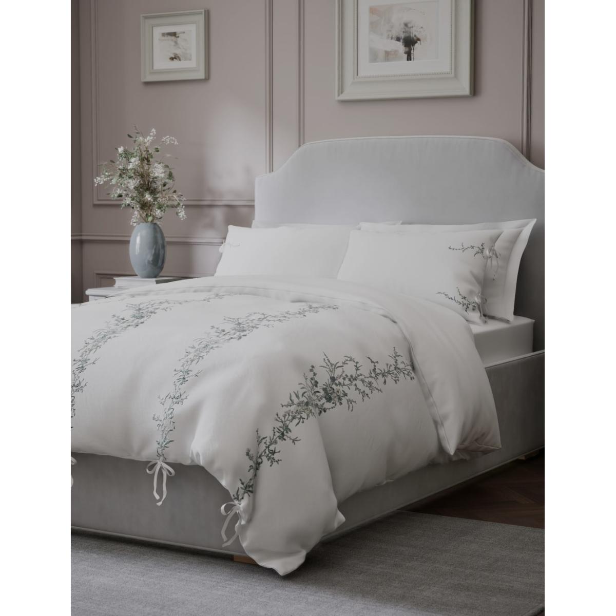 M&S Collection Pure Cotton Tamsin Trailing Blossom Bedding Set - 5FT - Honey Mix, Honey Mix,White Mix – image 2