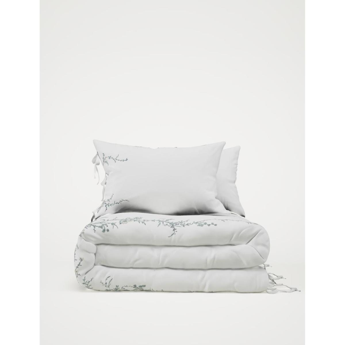 M&S Collection Pure Cotton Tamsin Trailing Blossom Bedding Set - 5FT - Honey Mix, Honey Mix,White Mix – image 3