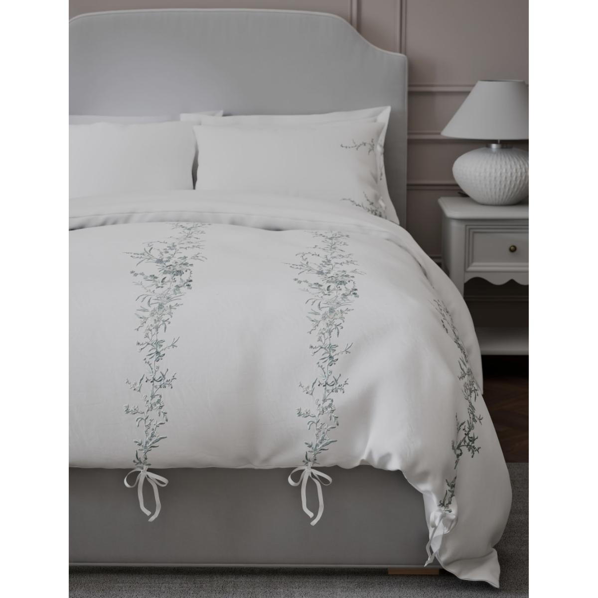 M&S Collection Pure Cotton Tamsin Trailing Blossom Bedding Set - 5FT - Honey Mix, Honey Mix,White Mix – image 4