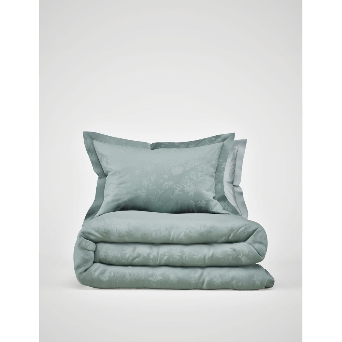 M&S Lyocell Senna Jacquard Bedding Set - SGL - Duck Egg, Duck Egg – image 2