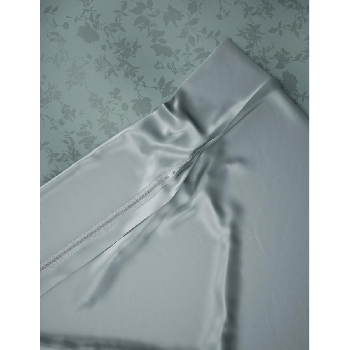 M&S Lyocell Senna Jacquard Bedding Set - SGL - Duck Egg, Duck Egg – image 4