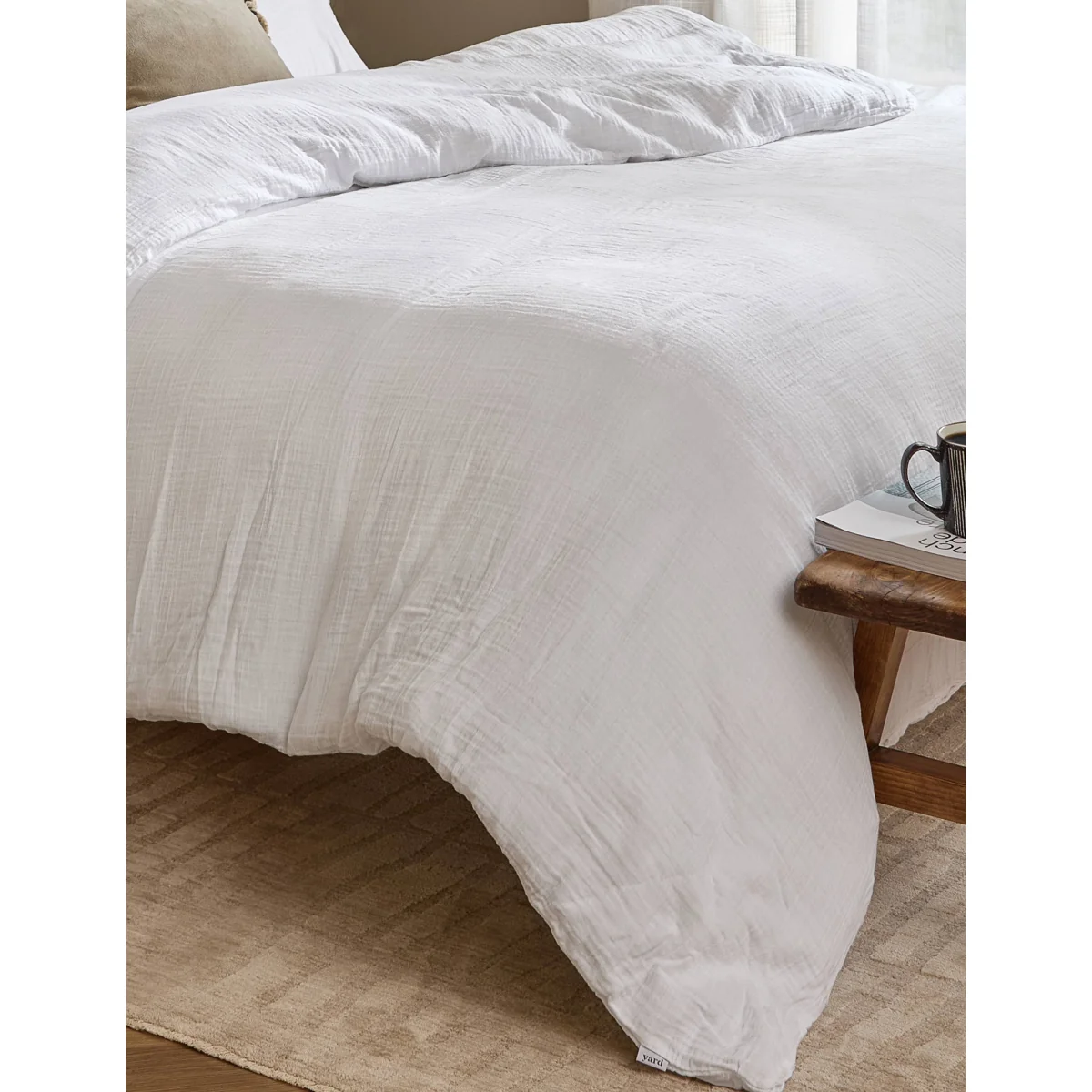 YARD Lark Pure Cotton Bedding Set Yellow – image 4