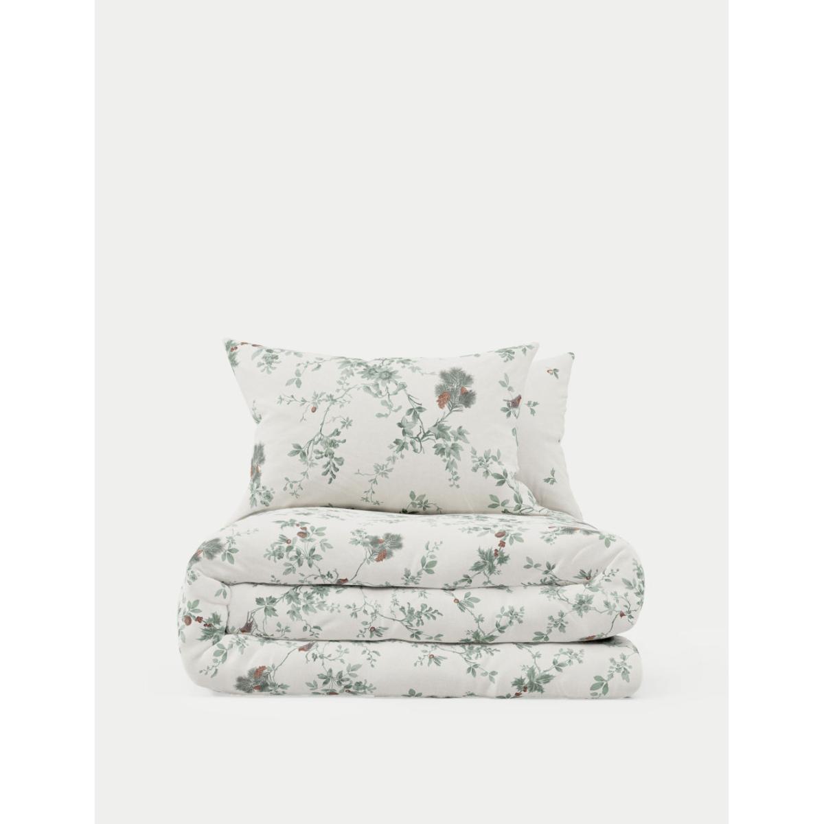 M&S Brushed Cotton Woodland Deer Bedding Set - SGL - Natural Mix, Natural Mix – image 2