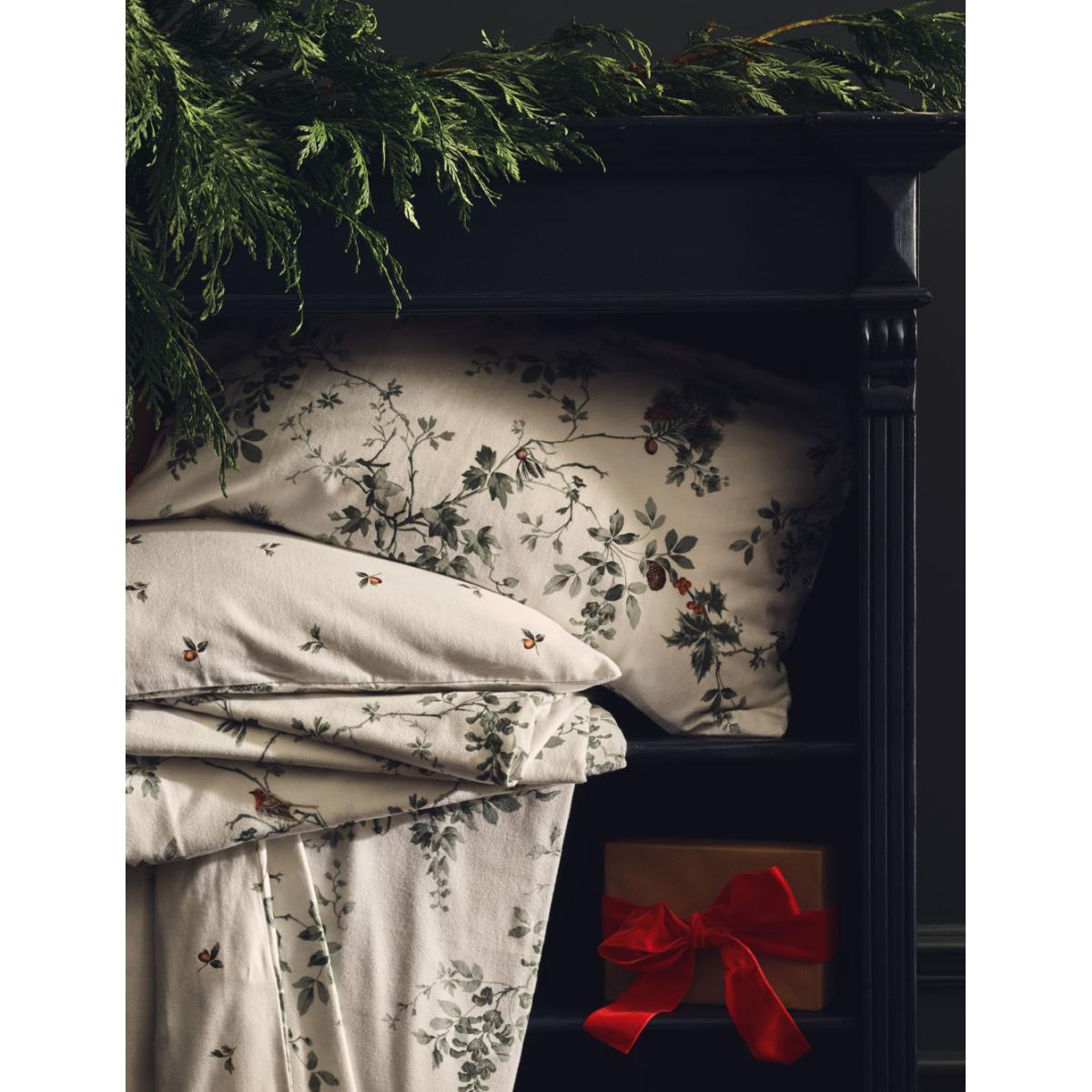 M&S Brushed Cotton Woodland Deer Bedding Set - SGL - Natural Mix, Natural Mix – image 4