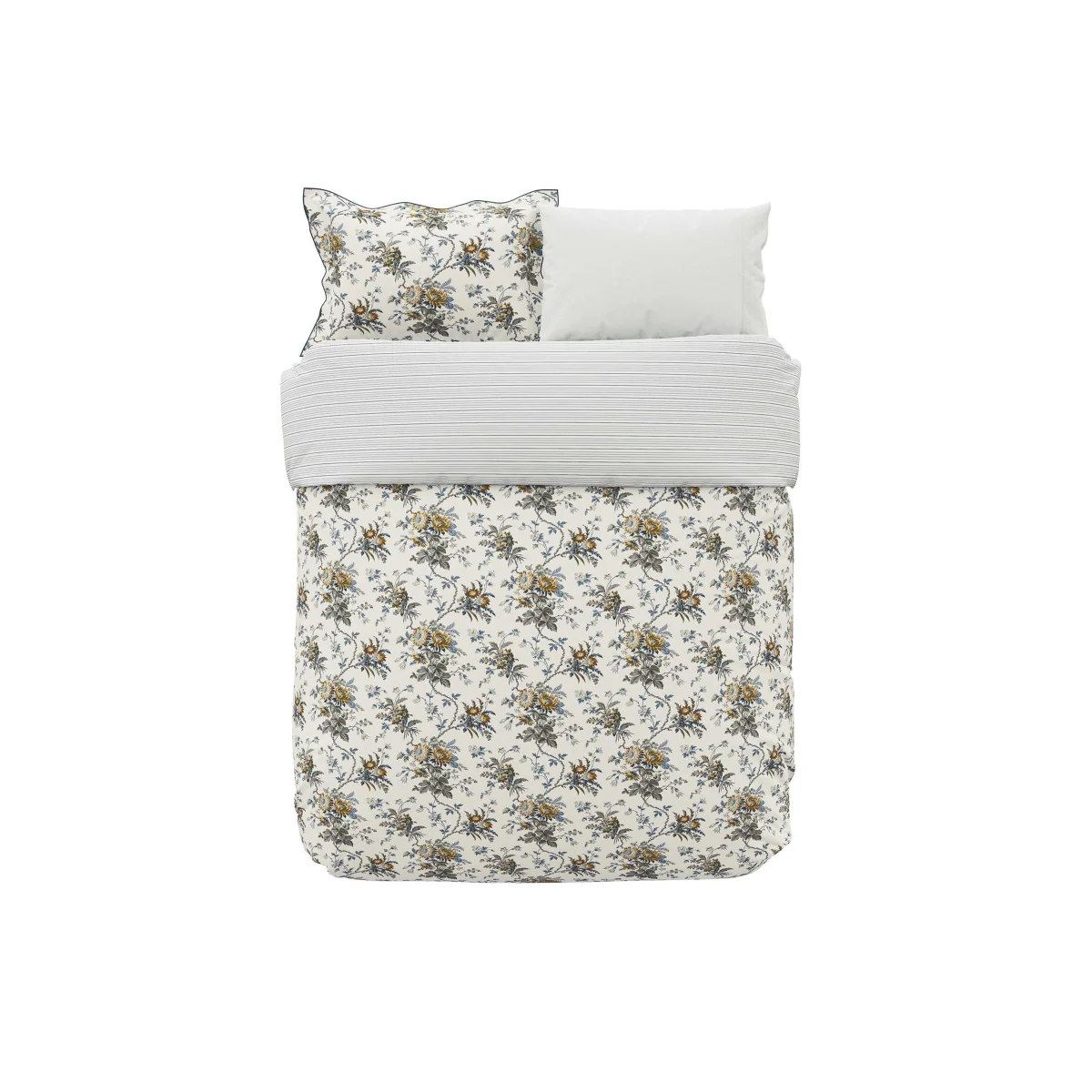 Bedeck of Belfast Pure Cotton Sybil Bedding Set Grey Mix – image 2