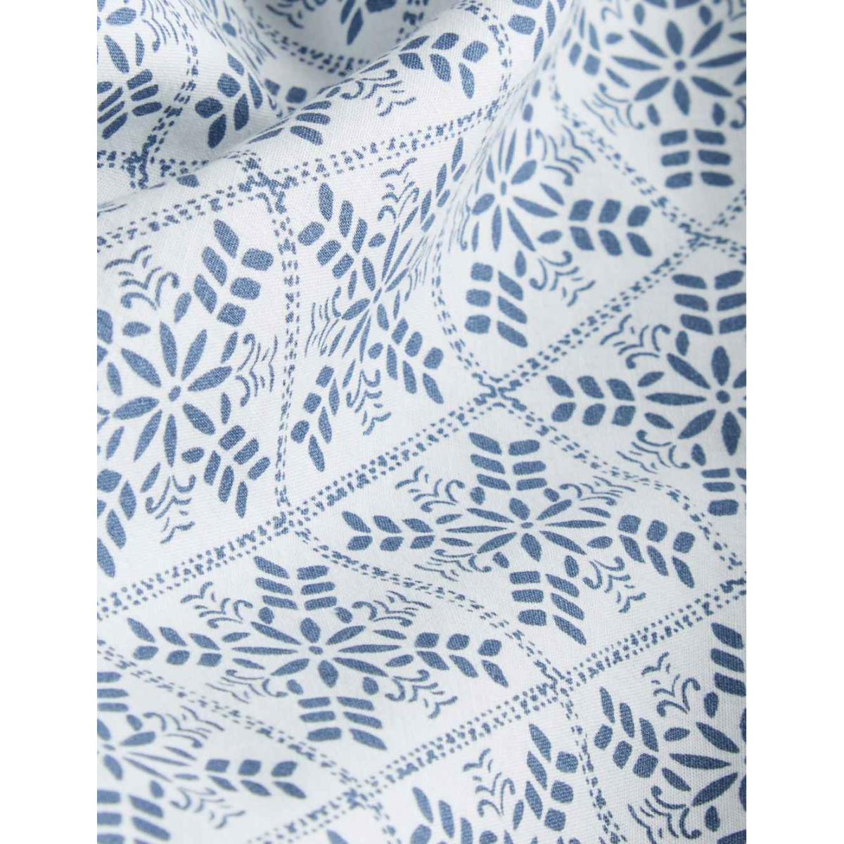 M&S X Fired Earth Pure Cotton Acapulco Merida Bedding Set - DBL - Blue Mix, Blue Mix – image 4