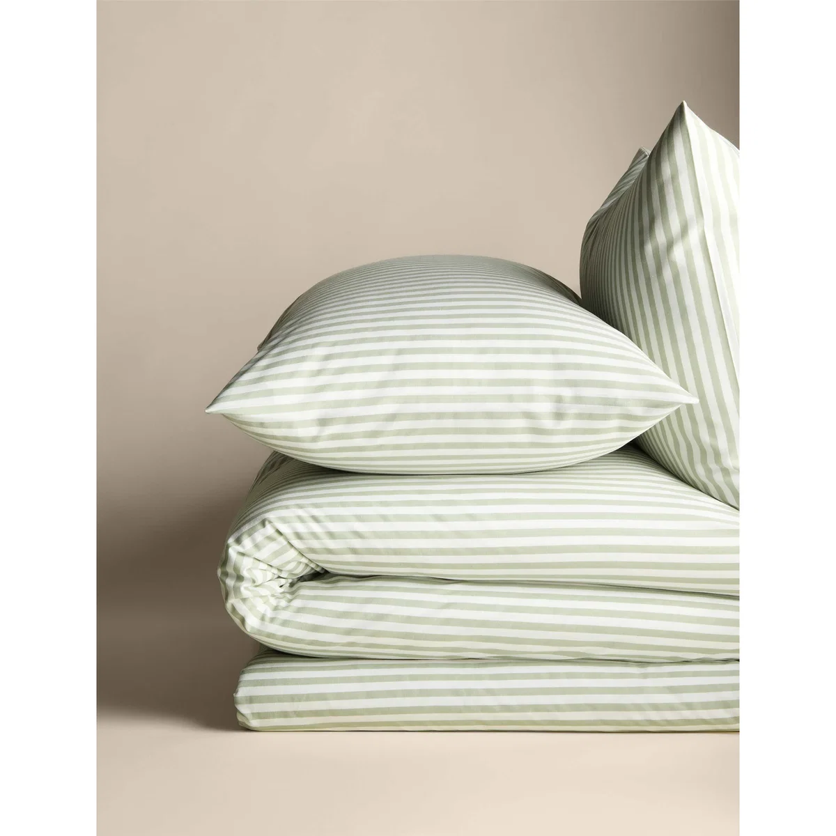 M&S Cotton Blend Striped Bedding Set Pink – image 3