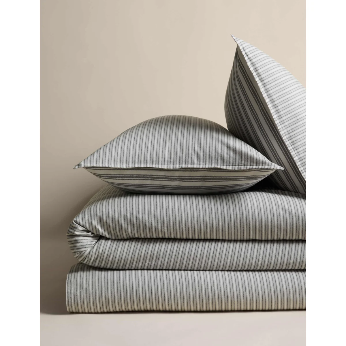 M&S Brushed Cotton Striped Bedding Set Fern – image 3