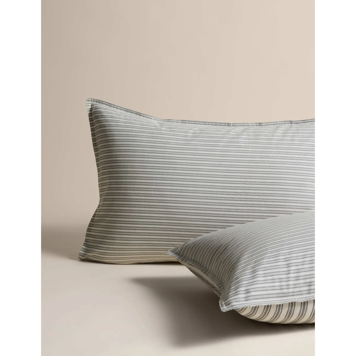 M&S Brushed Cotton Striped Bedding Set Fern – image 4