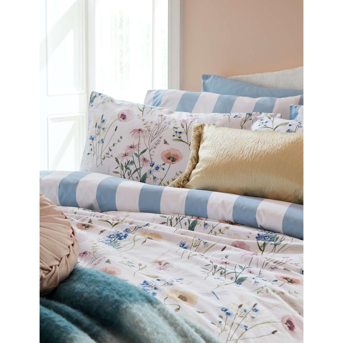 Laura Ashley Pure Cotton Alford Meadow Bedding Set Blue Mix – image 3