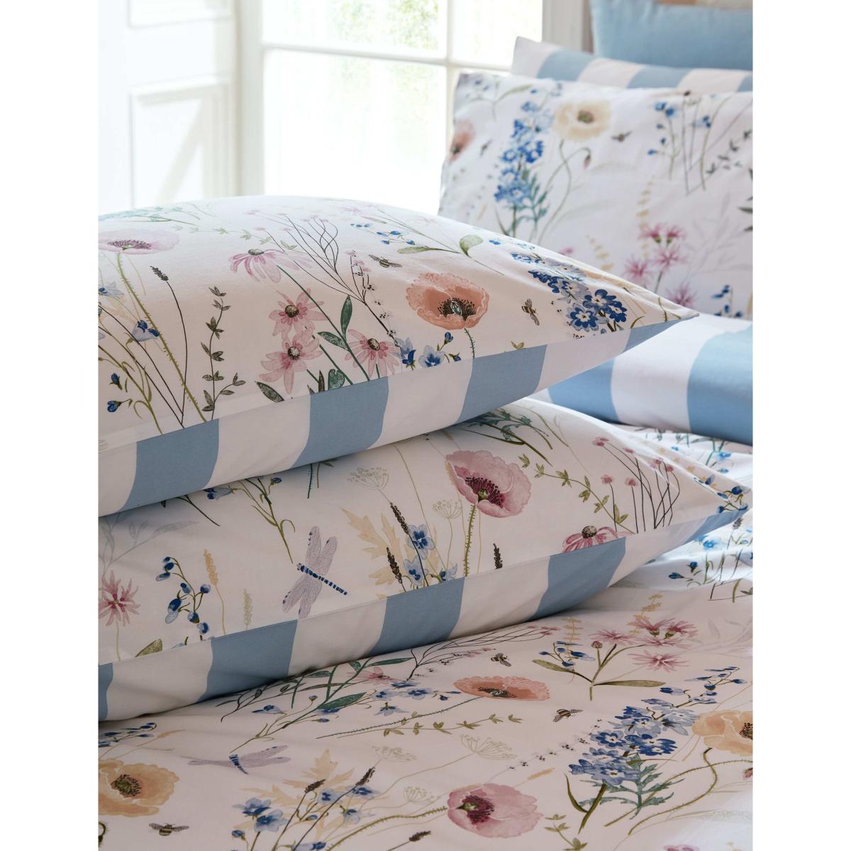 Laura Ashley Pure Cotton Alford Meadow Bedding Set Blue Mix – image 7