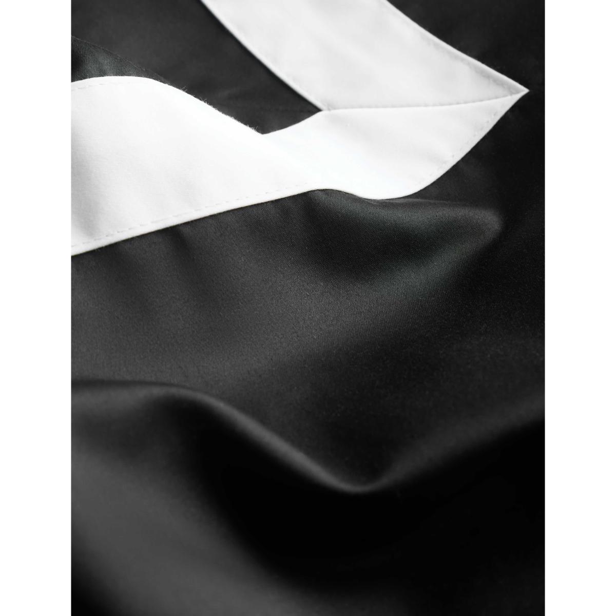M&S X Kelly Hoppen Pure Cotton Double Border Bedding Set - 6FT - Black Mix, Grey/White,Black Mix – image 4