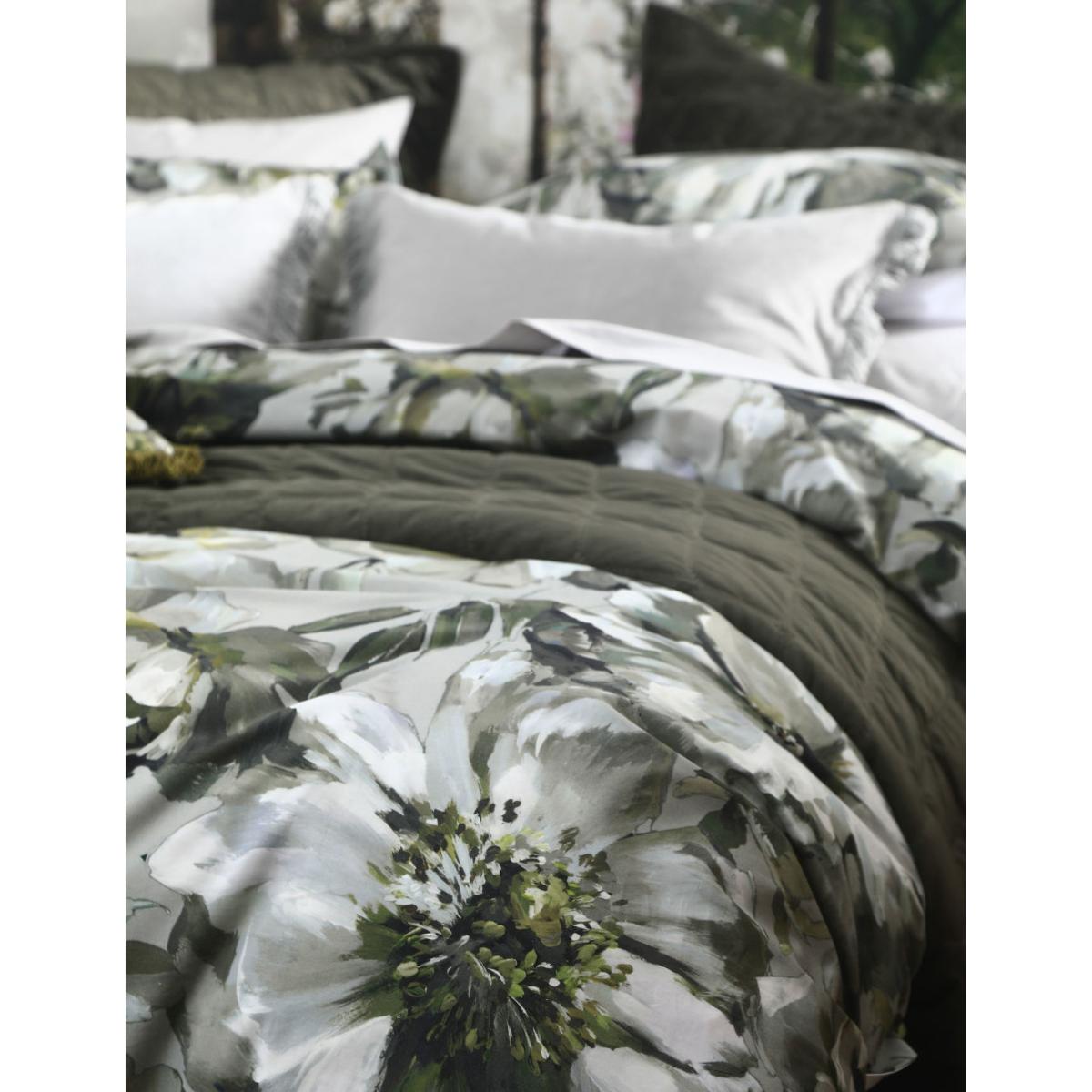 Mm Linen Pure Cotton Sateen Mara Floral Bedding Set - DBL - Multi, Multi – image 3