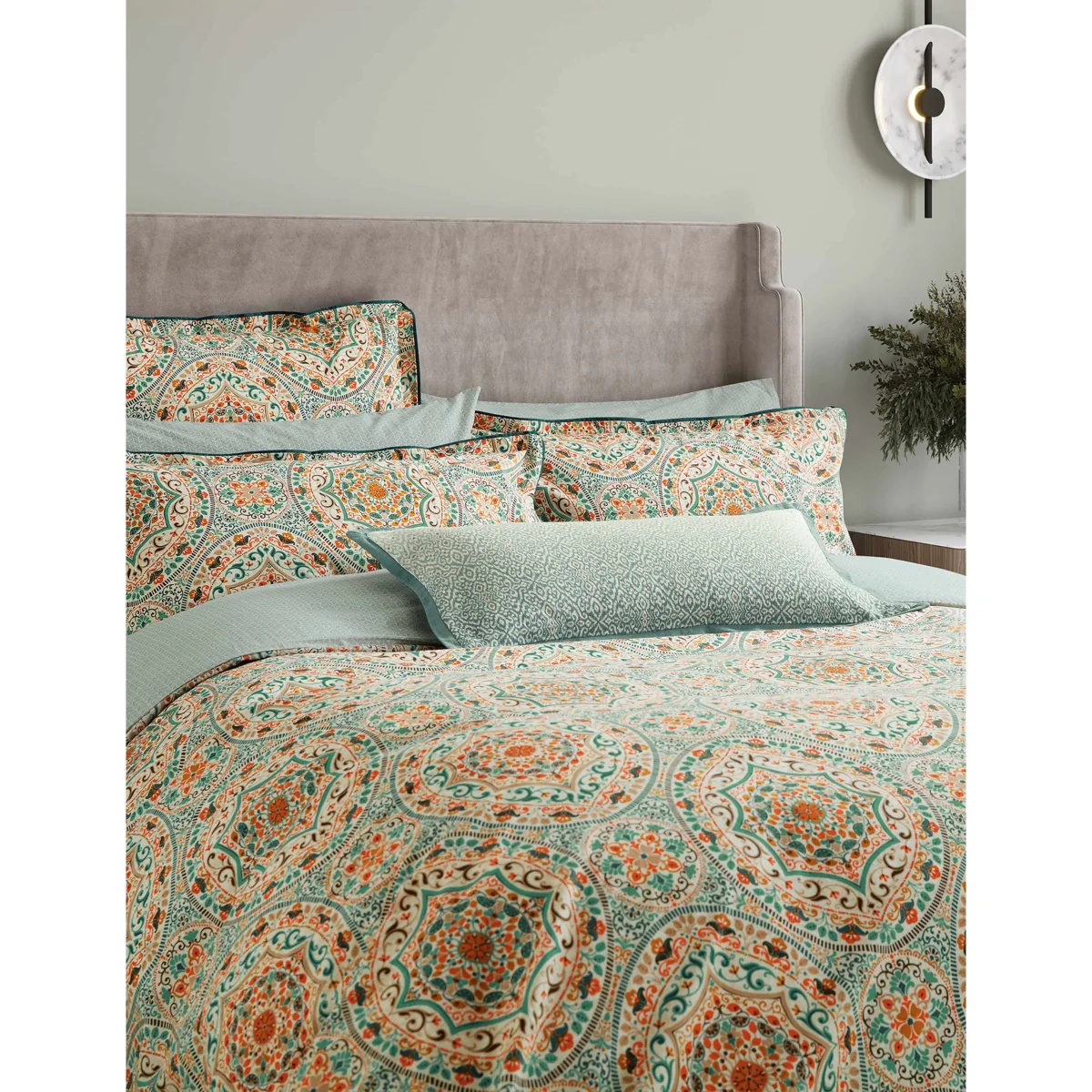 Bedeck of Belfast Pure Cotton Addison Bedding Set Gold Mix – image 2