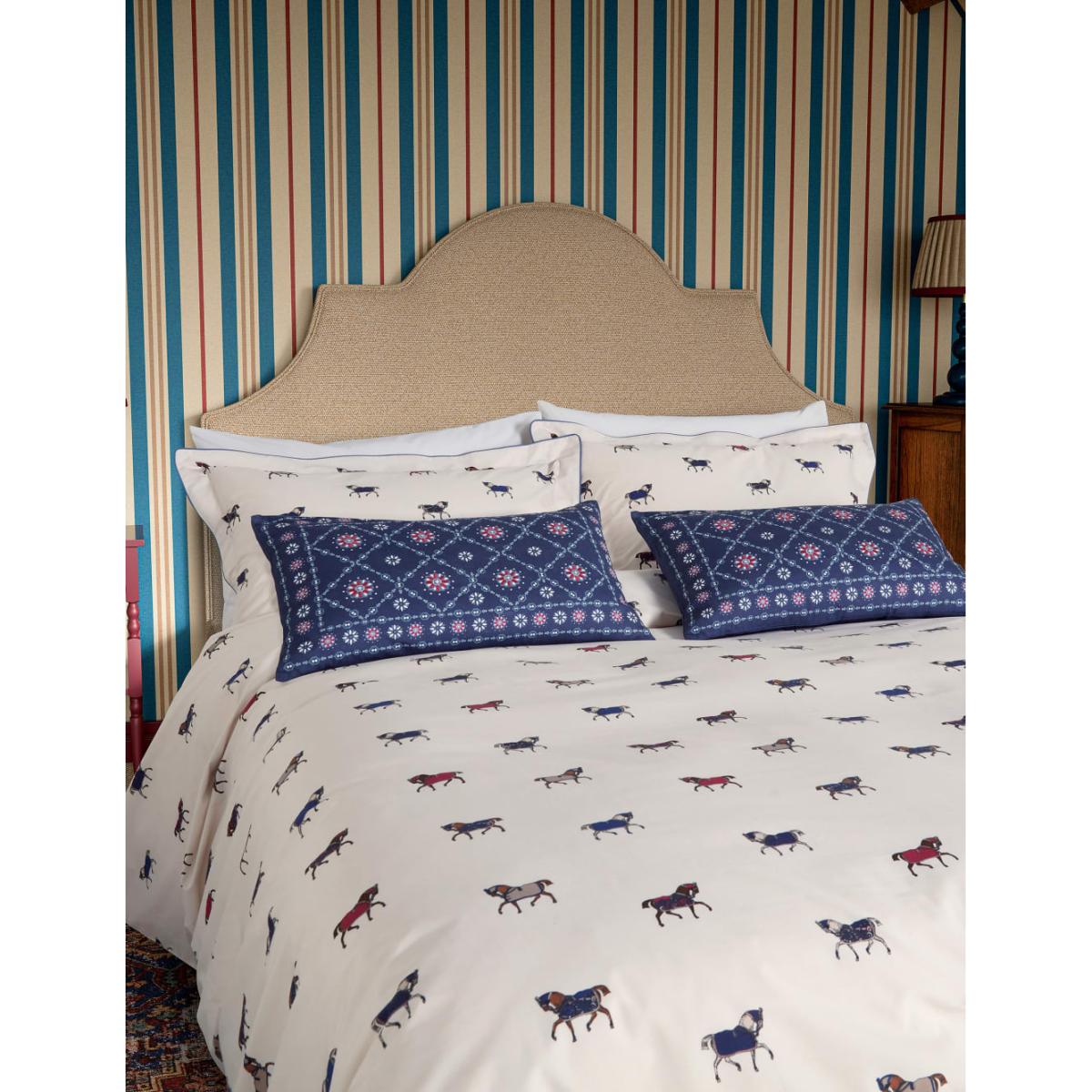 Joules Pure Cotton Dressage Horses Bedding Set - 6FT - Cream Mix, Cream Mix – image 3