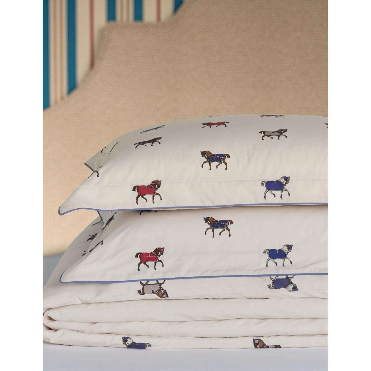 Joules Pure Cotton Dressage Horses Bedding Set - 6FT - Cream Mix, Cream Mix – image 5