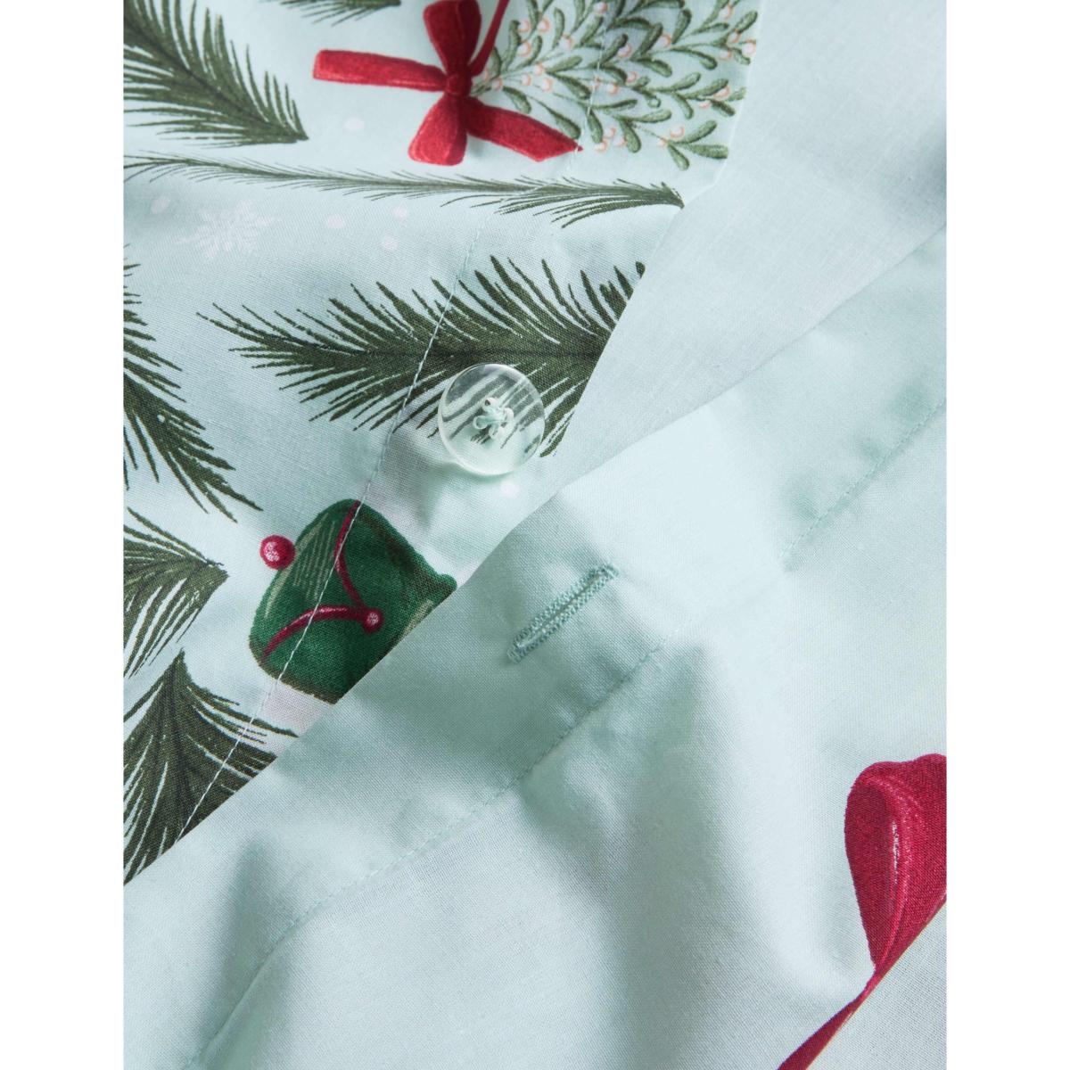 M&S Cotton Blend Reversible Nutcracker Bedding Set Green Mix – image 6