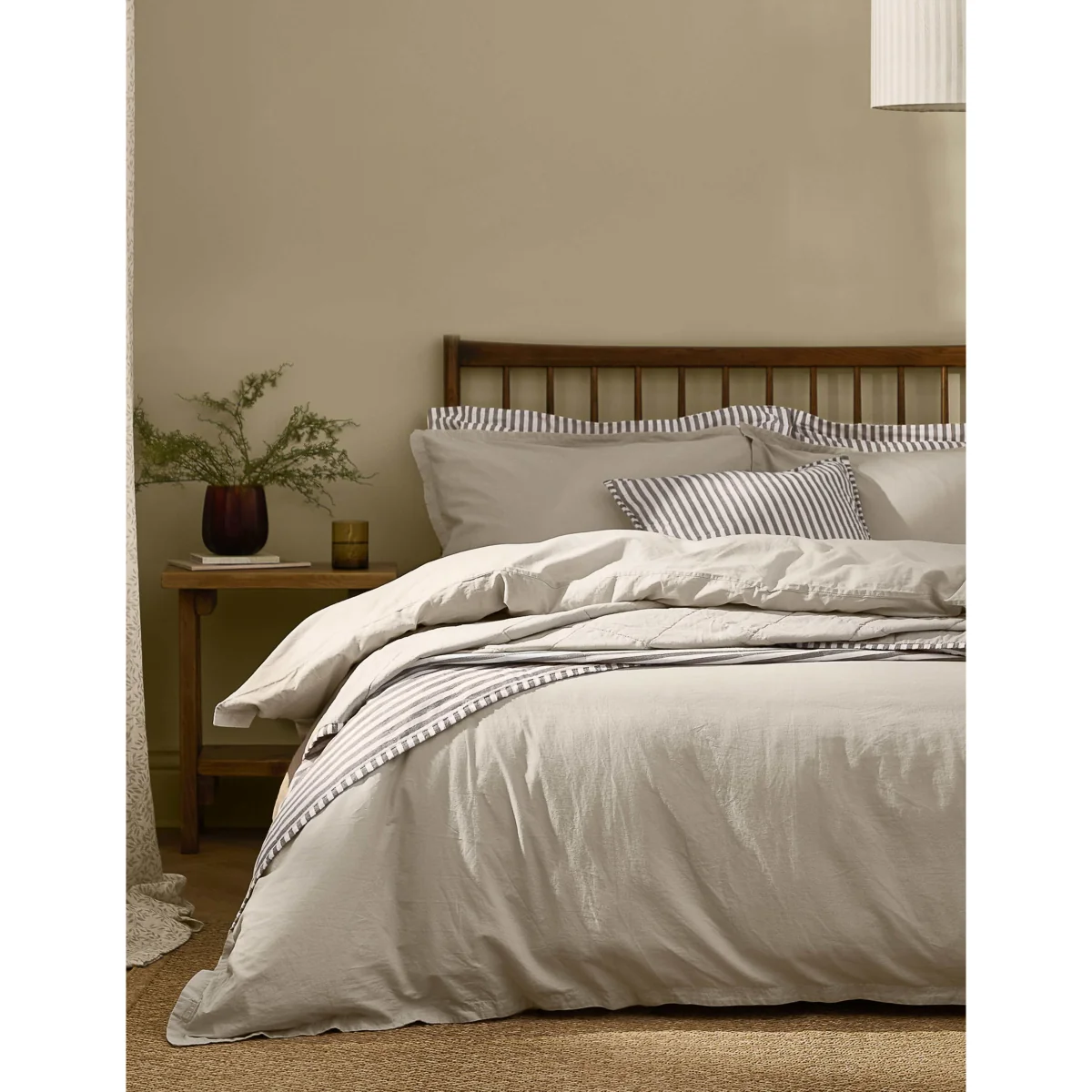 YARD Pure Cotton Percale Hebden Bedding Set White – image 5