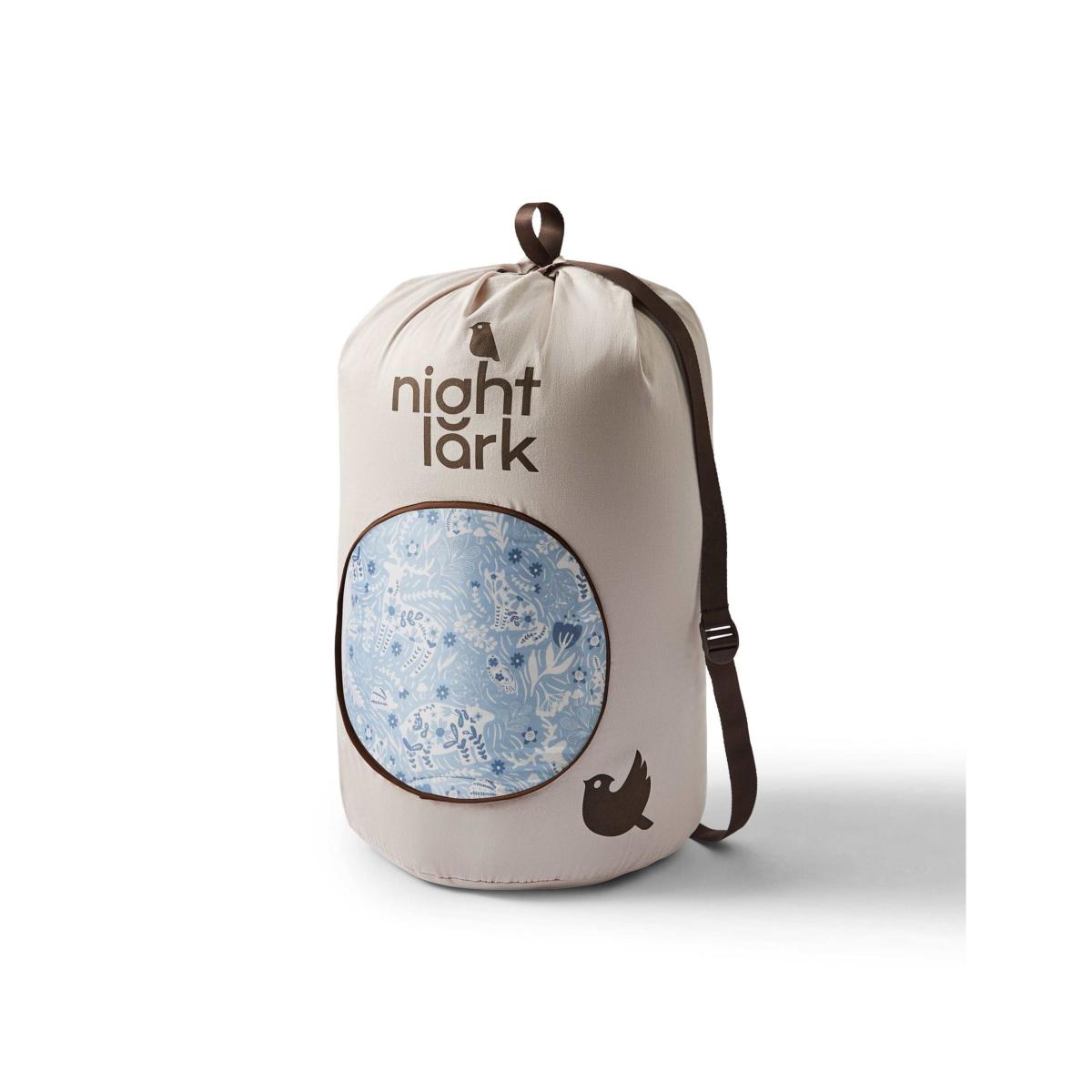 Night Lark Winter Woodland 10.5 Tog Coverless Duvet Set Light Blue – image 5