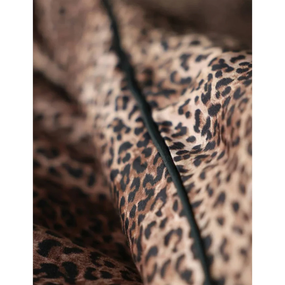 Rockett St George Pure Cotton Sateen Leopard Love Duvet Set Brown Mix – image 4
