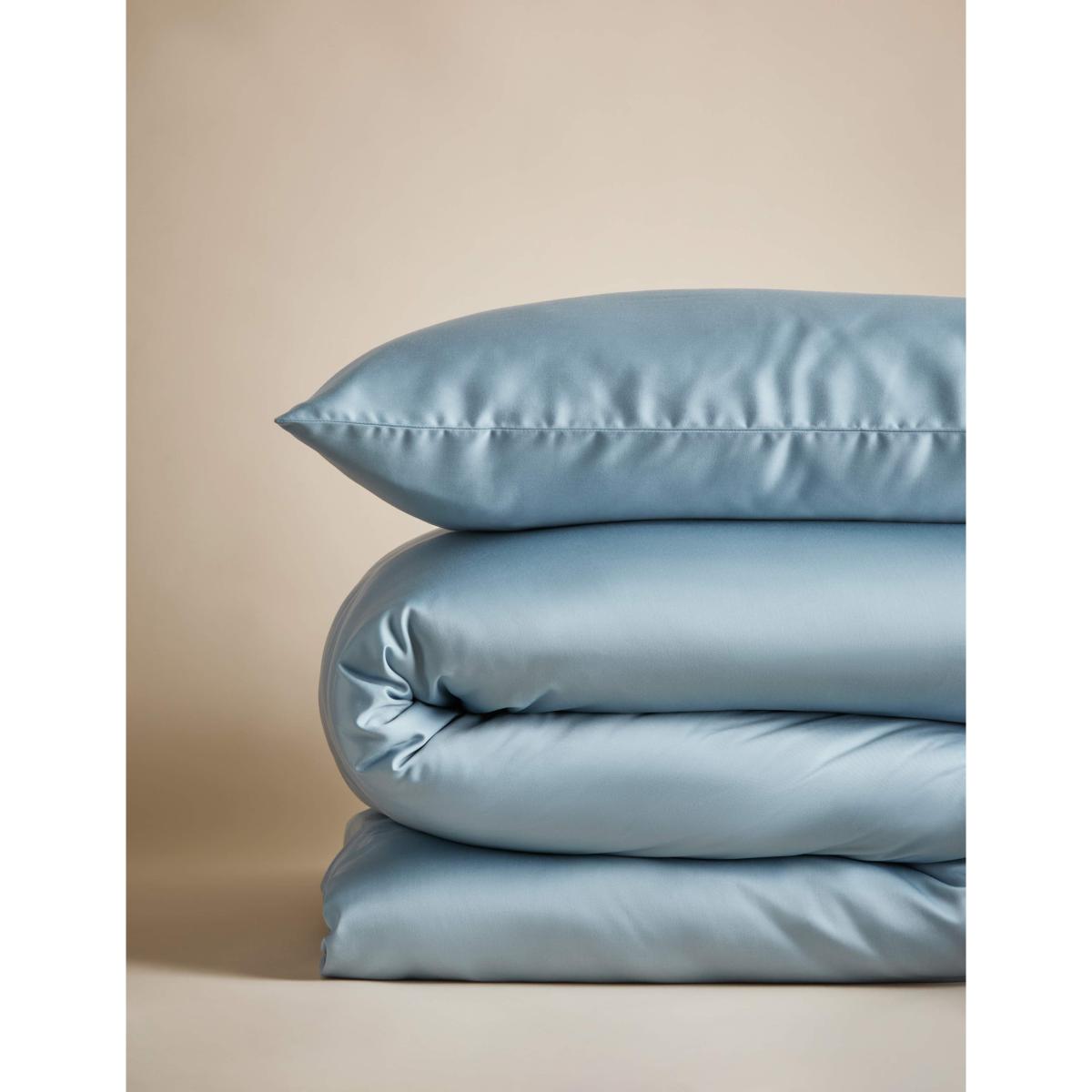 M&S The Ultimate Soft & Silky Bedding Set Soft Blue – image 3