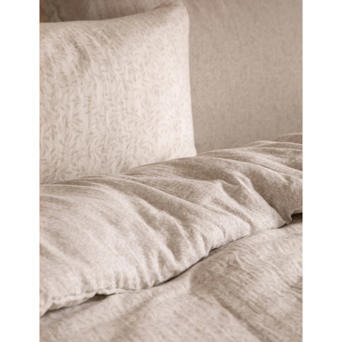 YARD Perrie Leaf Pure Cotton Muslin Bedding Set Green Mix – image 5