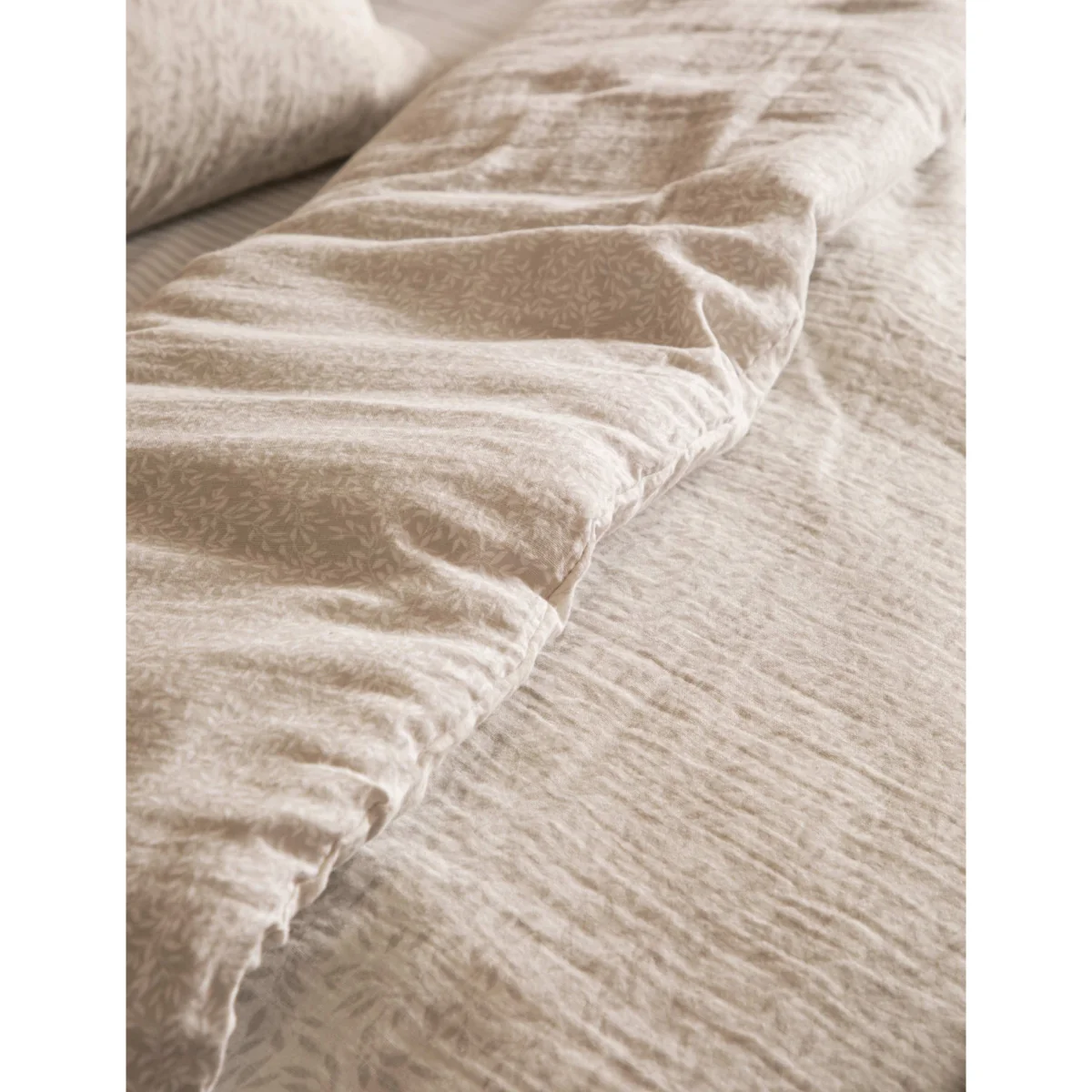 YARD Perrie Leaf Pure Cotton Muslin Bedding Set Green Mix – image 6