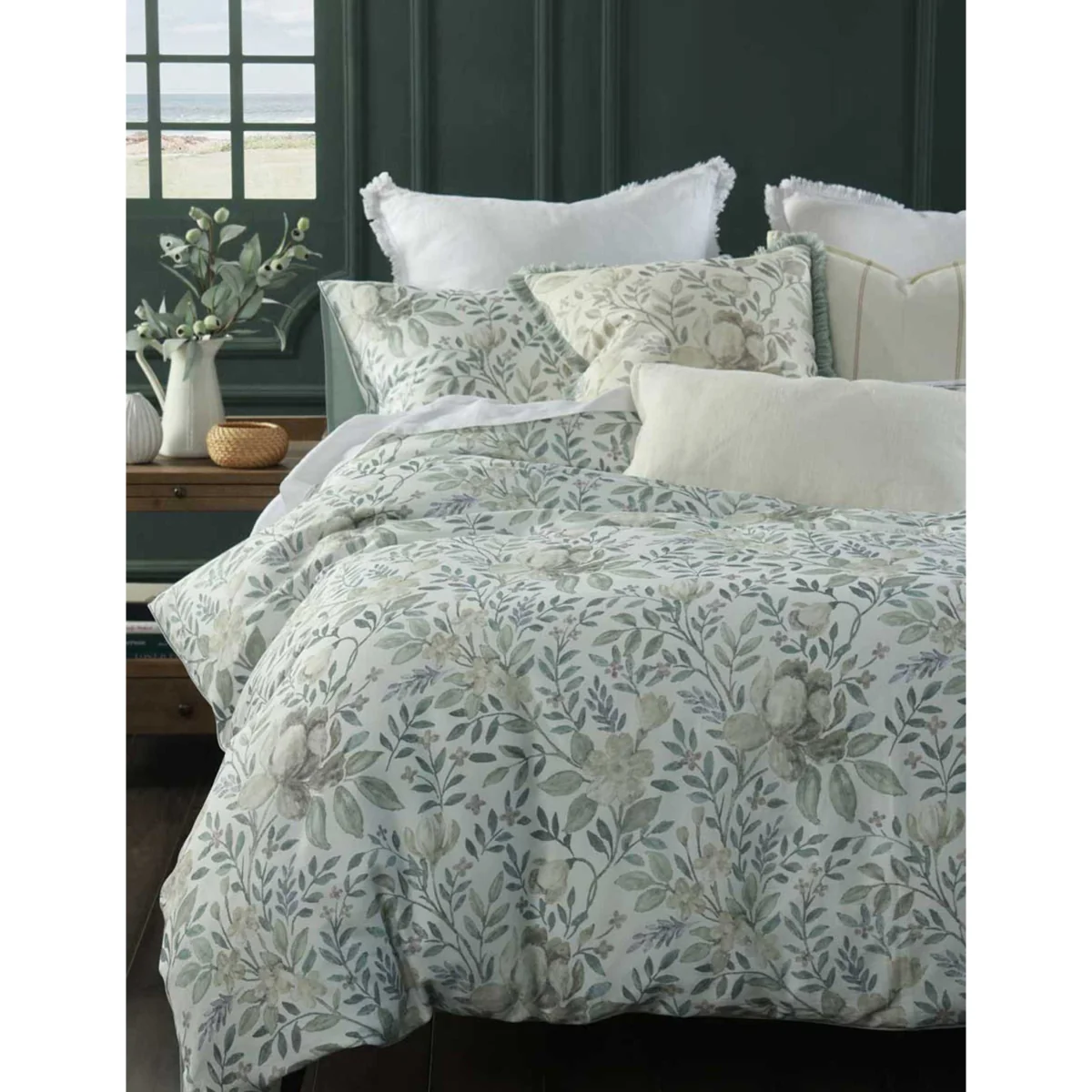 MM Linen Pure Cotton Whisper Bedding Set Medium Grey Mix – image 2