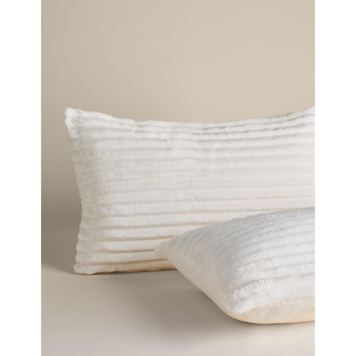M&S Collection Cloud Fleece Striped Bedding Set - SKING - Neutral, Navy,Grey,Cream,Neutral – image 3
