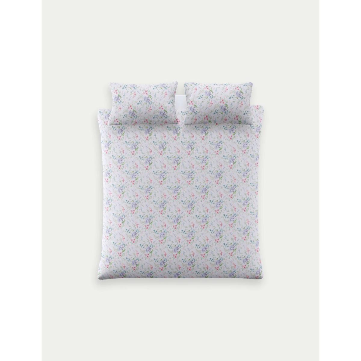 Laura Ashley Pure Cotton Audlen Flowers Bedding Set - SGL - White Mix, White Mix – image 2