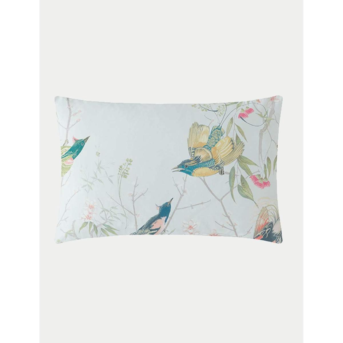 Graham & Brown Pure Cotton Sateen Clavering Birds Bedding Set - DBL - Light Green, Light Green – image 3