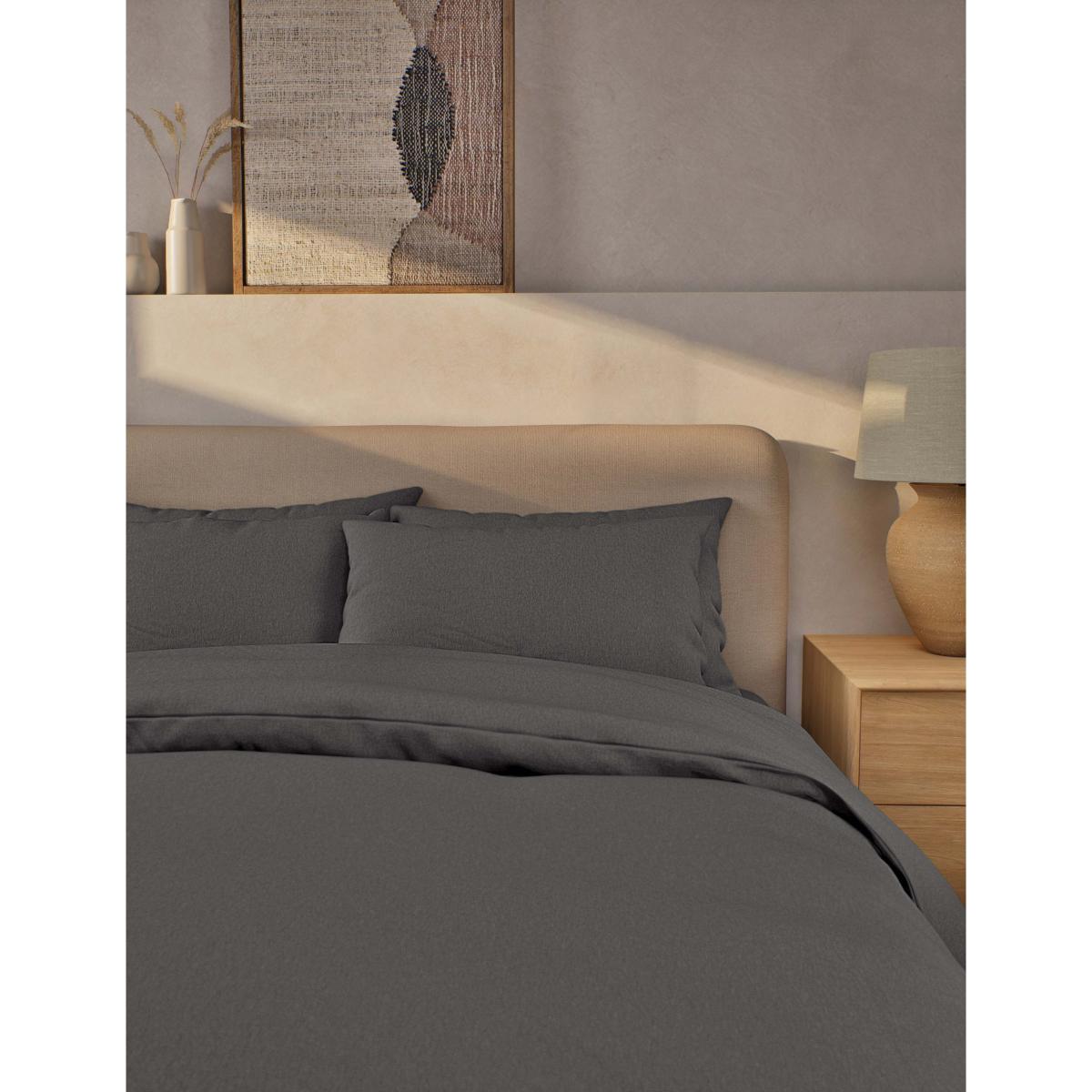 M&S Pure Brushed Cotton Bedding Set Duck Egg – image 4