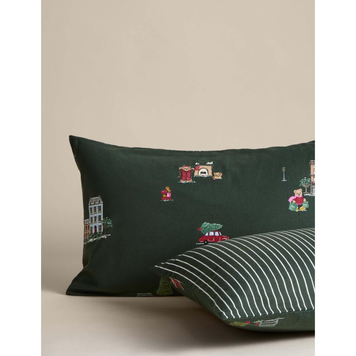 Spencer Bear™ Pure Cotton Spencer Bear™ Christmas Bedding Set Green Mix – image 3