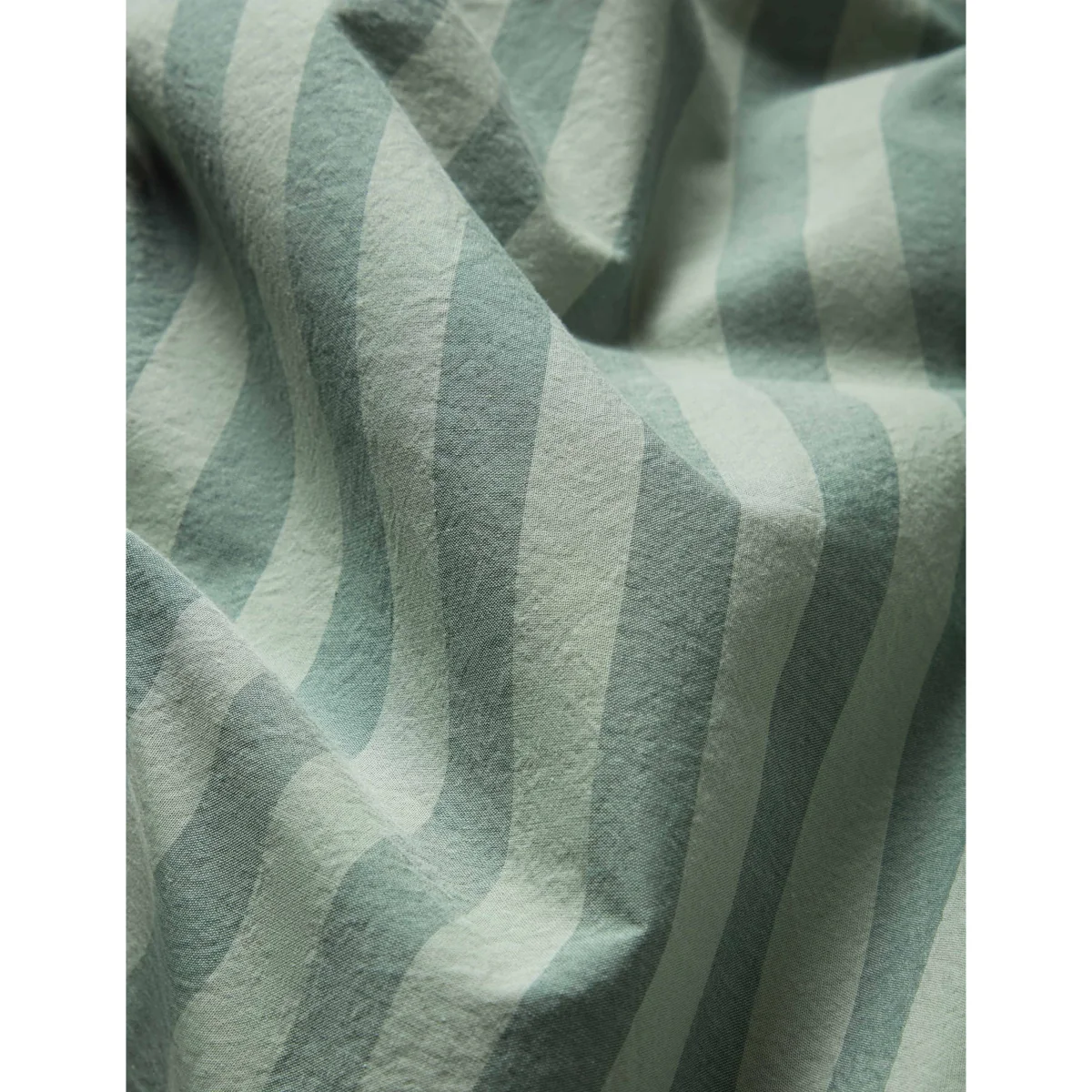 Piglet In Bed Pure Cotton Pembroke Stripe Bedding Set Sage – image 2