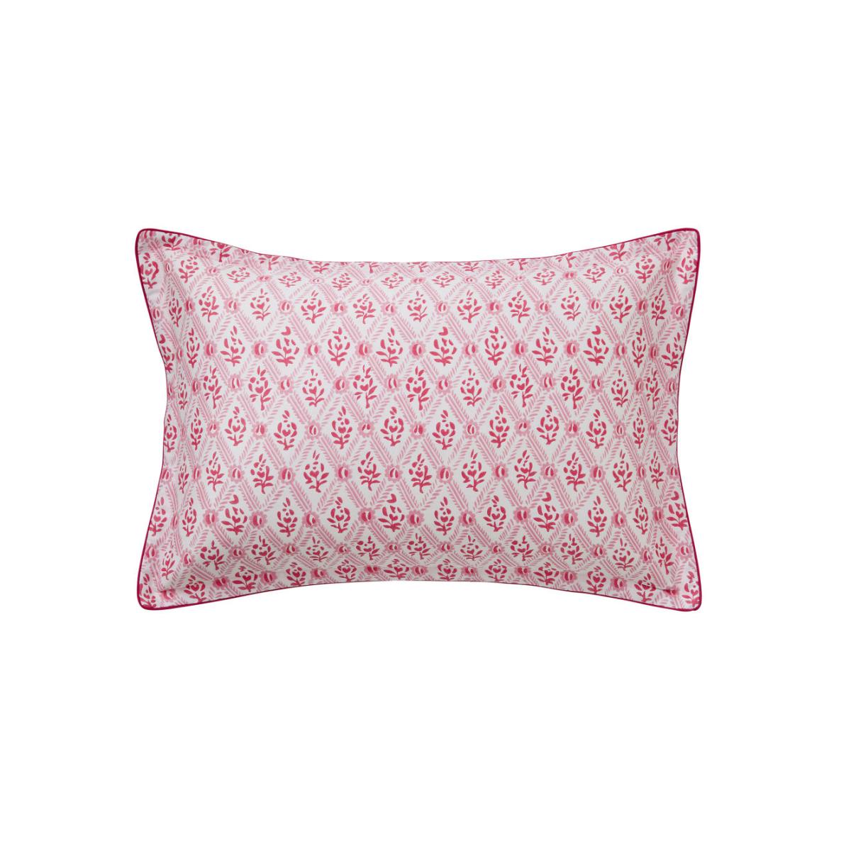 English Heritage Pure Cotton St Johns Trellis Bedding Set - 5FT - Pink, Pink – image 3