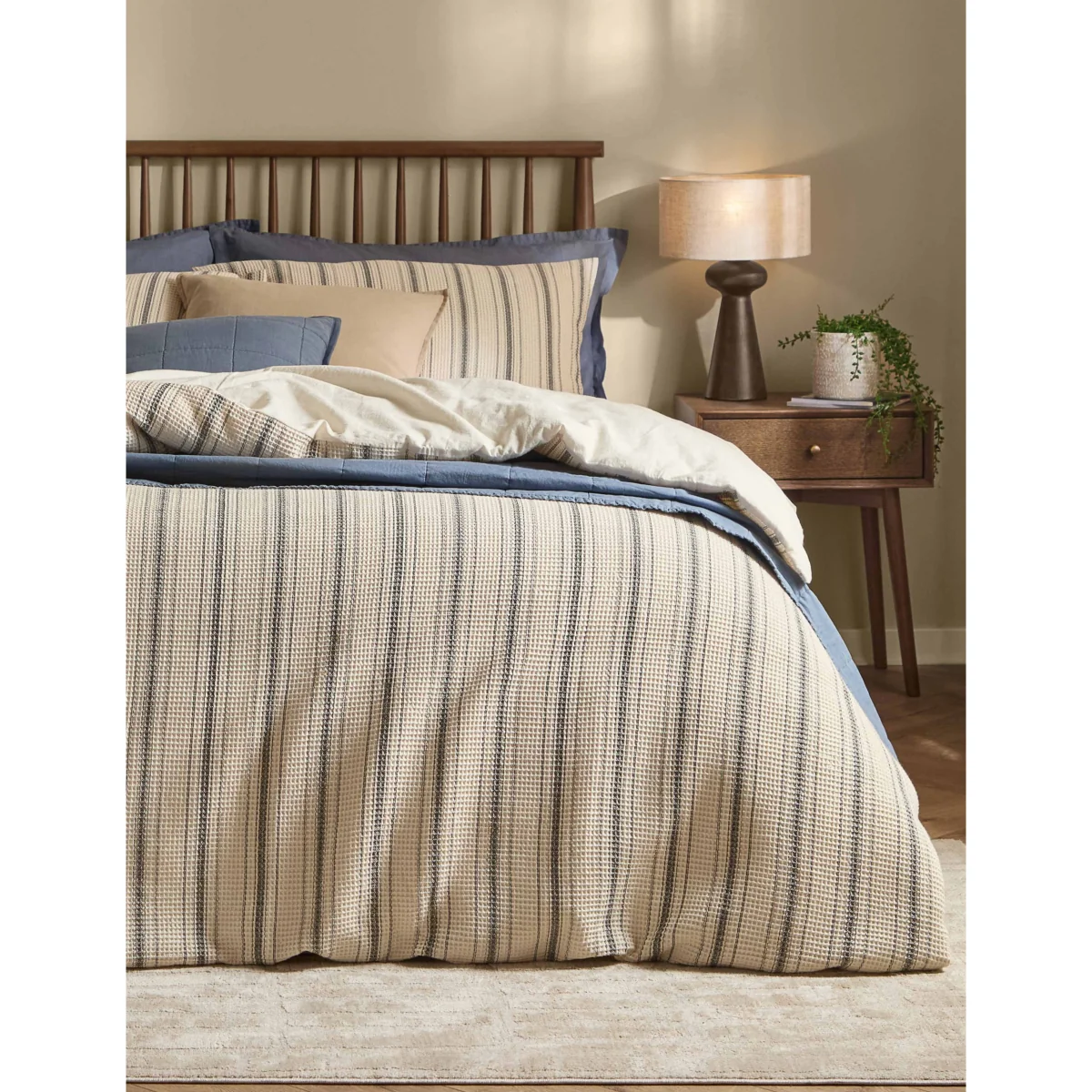 YARD Washed Cotton Selby Waffle Bedding Set Natural Mix – image 2