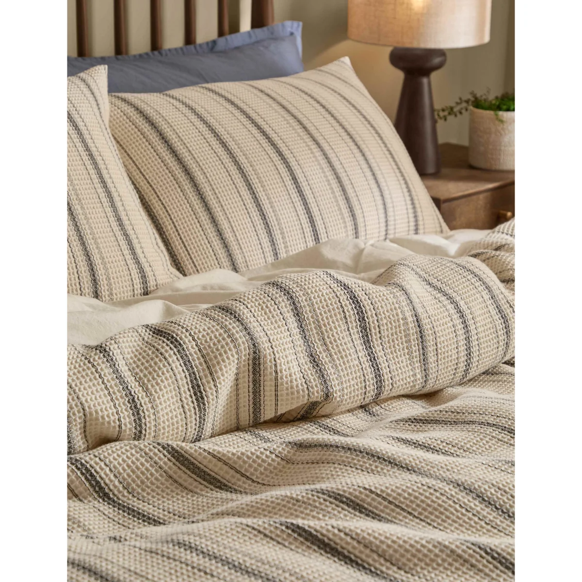 YARD Washed Cotton Selby Waffle Bedding Set Natural Mix – image 3