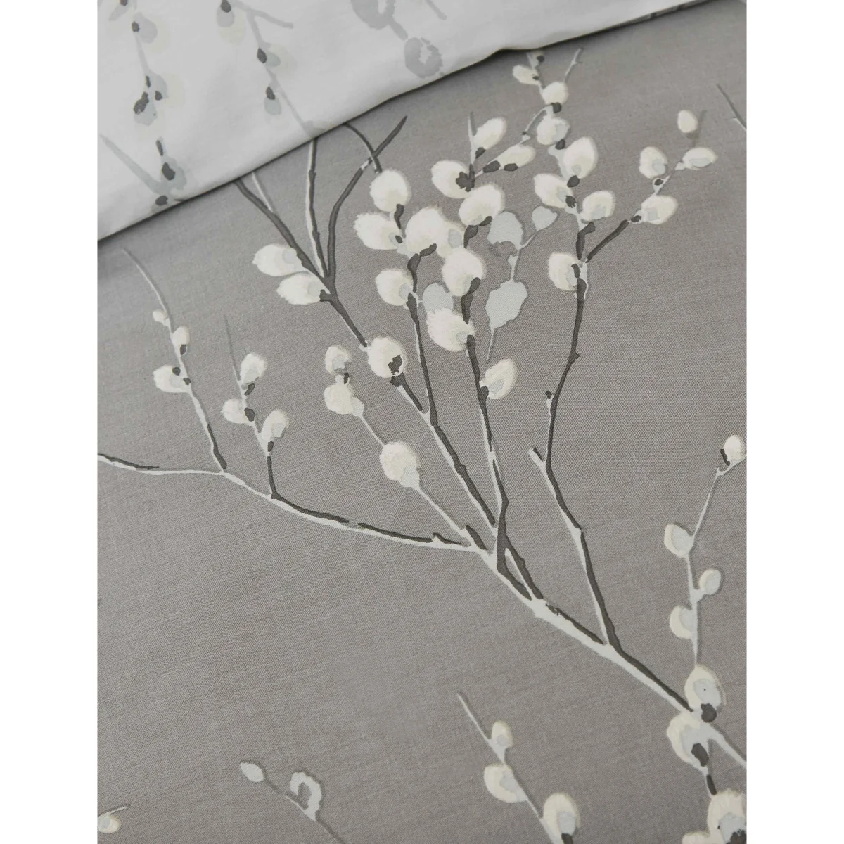 Laura Ashley Pure Cotton Sateen Pussy Willow Bedding Set Grey Mix – image 6