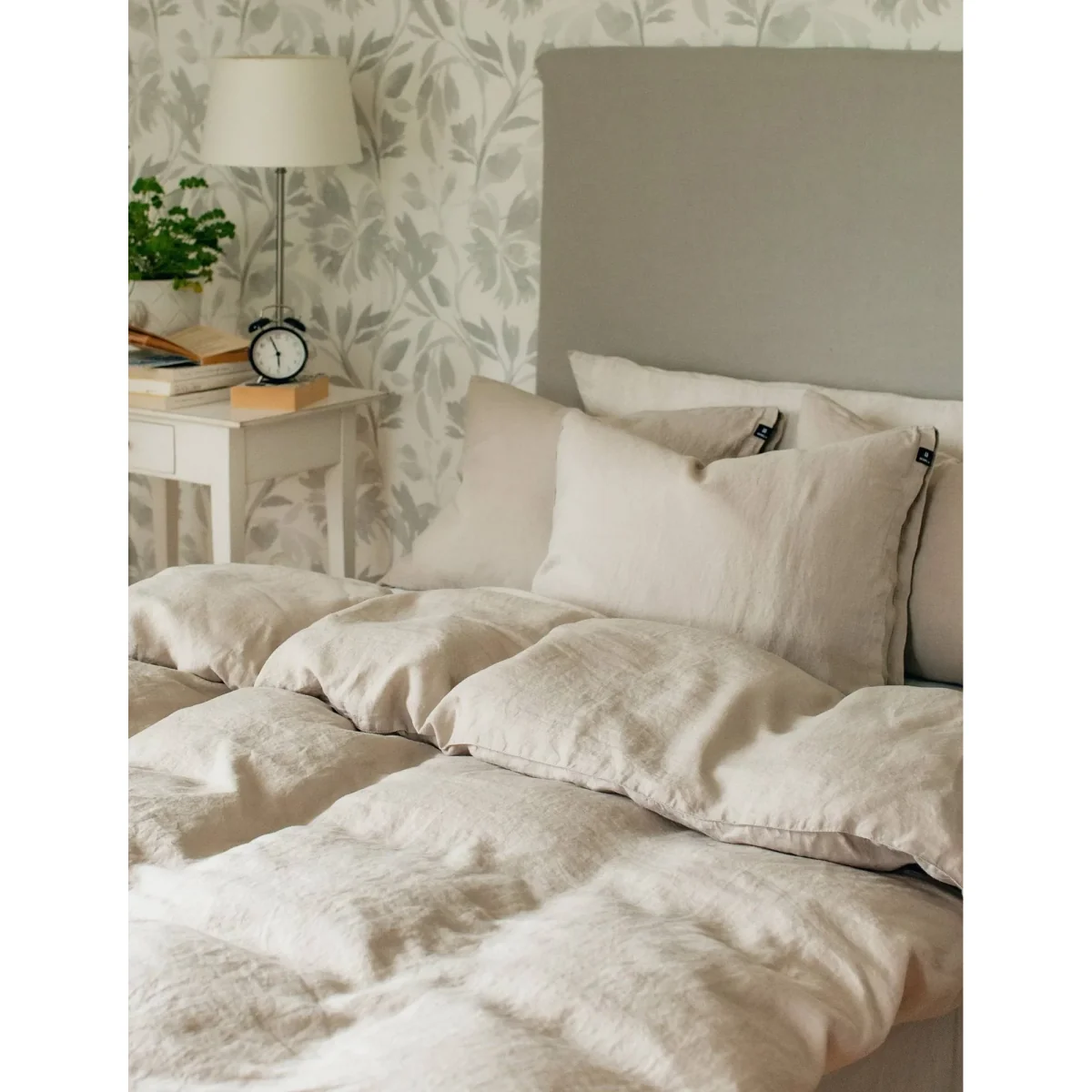 Himla Sunrise bedsheet 150x210 cm Vintage (grey) – image 2