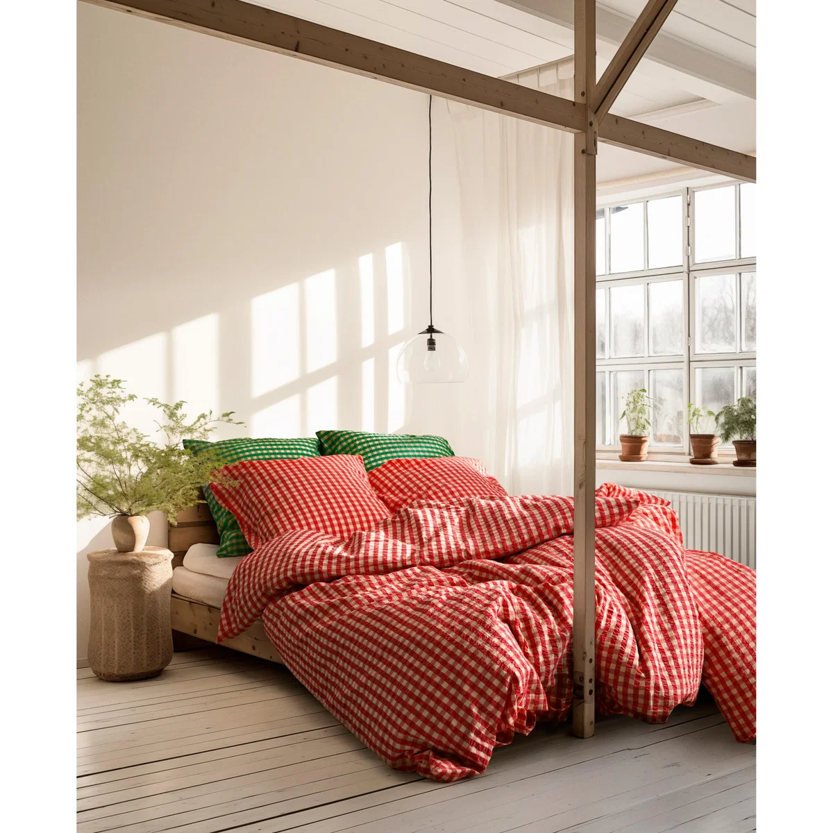 Juna Bæk&Bølge bed set 150x210 cm Red-yellow – image 7